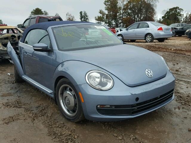 3VW507AT9GM810741 - 2016 VOLKSWAGEN BEETLE S/S BLUE photo 1