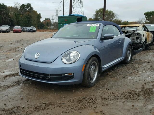 3VW507AT9GM810741 - 2016 VOLKSWAGEN BEETLE S/S BLUE photo 2