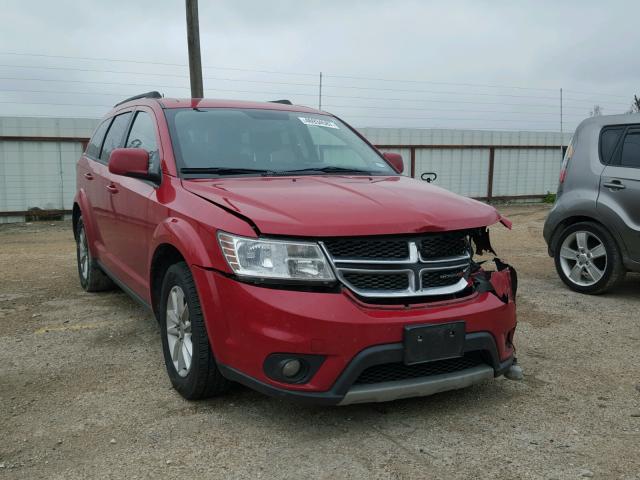 3C4PDCBG8FT577255 - 2015 DODGE JOURNEY SX RED photo 1