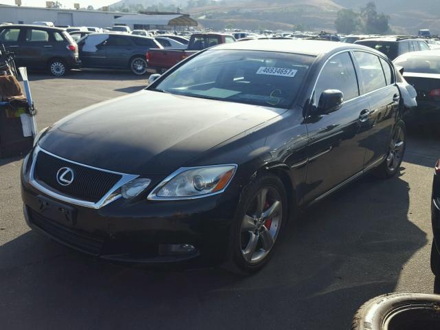 JTHBE96S490043632 - 2009 LEXUS GS 350 BLACK photo 2