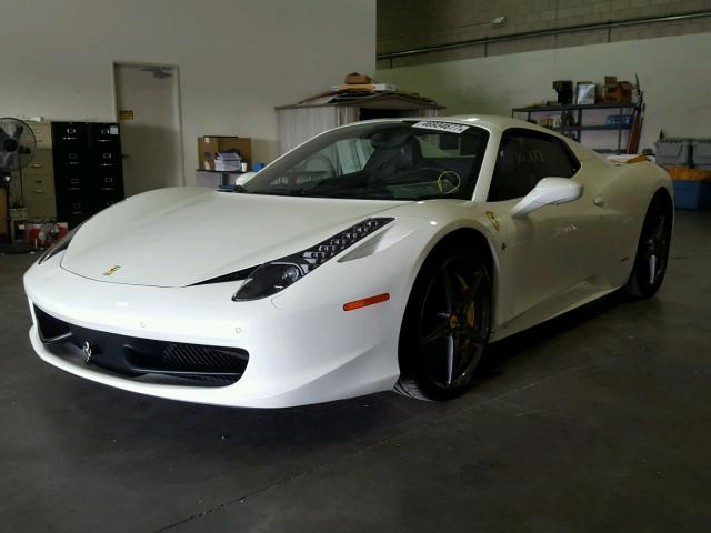 ZFF68NHA8F0204844 - 2015 FERRARI 458 SPIDER WHITE photo 2