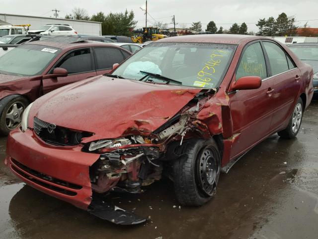 4T1BE32K63U195086 - 2003 TOYOTA CAMRY LE 红色 照片 2