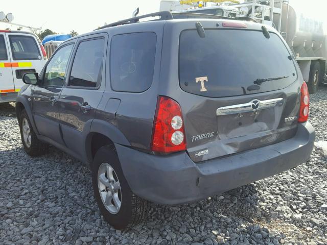 4F2YZ92Z26KM26309 - 2006 MAZDA TRIBUTE I CHARCOAL photo 3