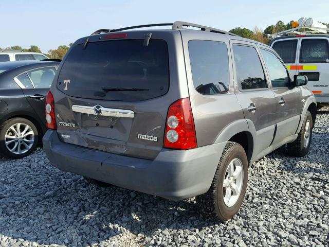 4F2YZ92Z26KM26309 - 2006 MAZDA TRIBUTE I CHARCOAL photo 4