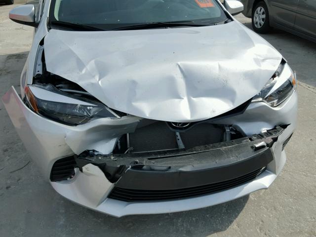 2T1BURHE5GC671388 - 2016 TOYOTA COROLLA L SILVER photo 9