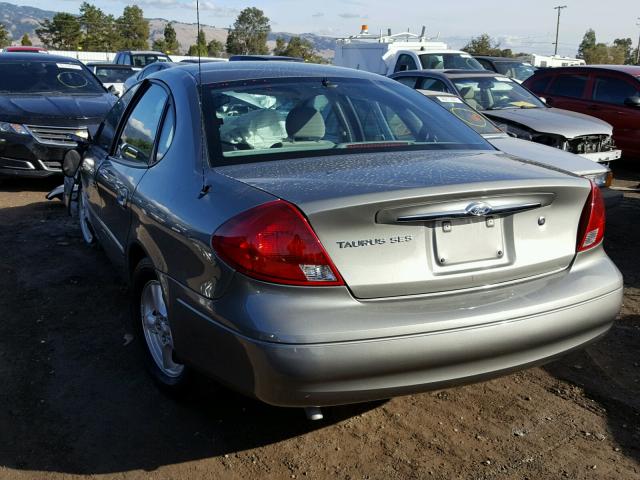 1FAFP55U52G146196 - 2002 FORD TAURUS SES BROWN photo 3