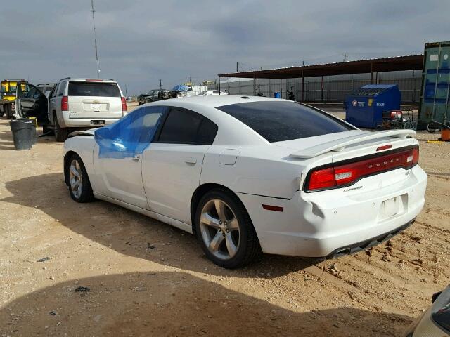 2C3CDXCT0DH532256 - 2013 DODGE CHARGER R/ WHITE photo 3