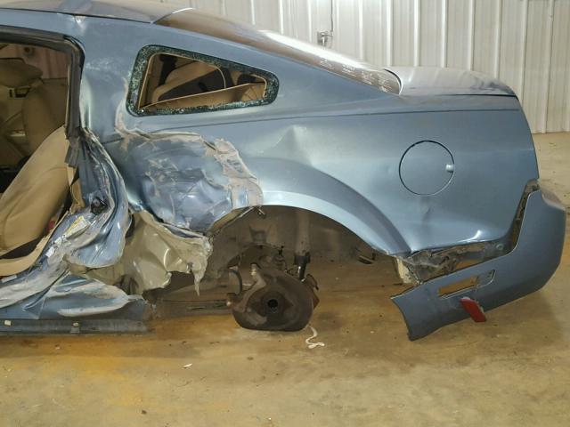 1ZVFT80N255158486 - 2005 FORD MUSTANG BLUE photo 9