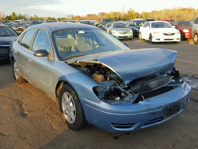 1FAHP53296A241587 - 2006 FORD TAURUS SE BLUE photo 1