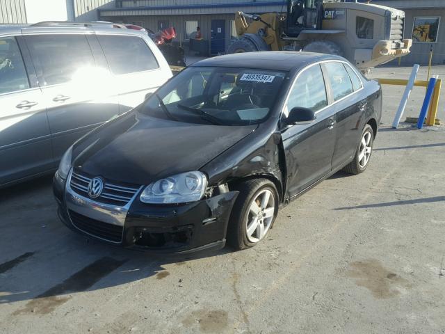 3VWRZ71K68M094056 - 2008 VOLKSWAGEN JETTA SE BLACK photo 2