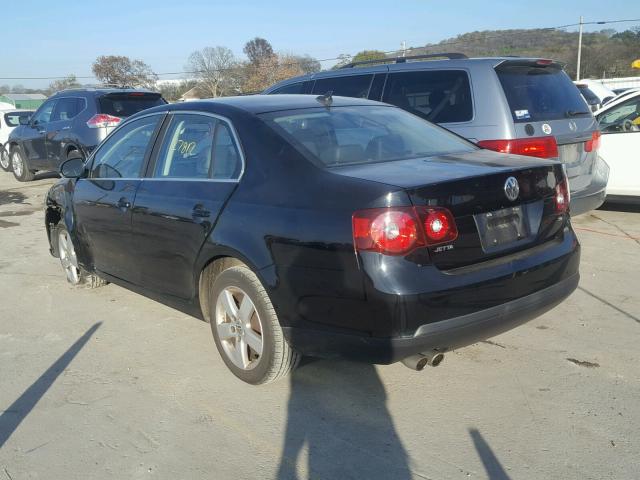 3VWRZ71K68M094056 - 2008 VOLKSWAGEN JETTA SE 黑色 照片 3