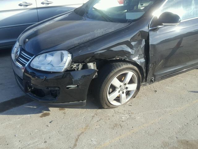 3VWRZ71K68M094056 - 2008 VOLKSWAGEN JETTA SE 黑色 照片 9