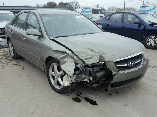 5NPEU46F27H200291 - 2007 HYUNDAI SONATA SE GREEN photo 1