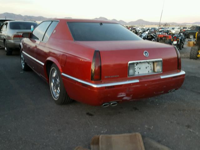 1G6EL12Y6VU612664 - 1997 CADILLAC ELDORADO RED photo 3