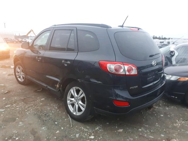 5XYZG3AB7BG082438 - 2011 HYUNDAI SANTA FE G BLUE photo 3