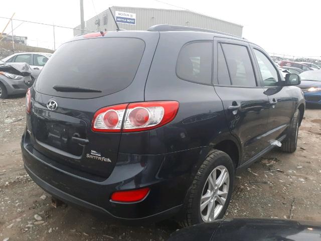 5XYZG3AB7BG082438 - 2011 HYUNDAI SANTA FE G BLUE photo 4