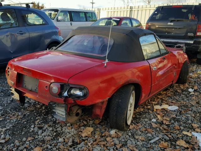 JM1NA3533R0521010 - 1994 MAZDA MX-5 MIATA RED photo 4