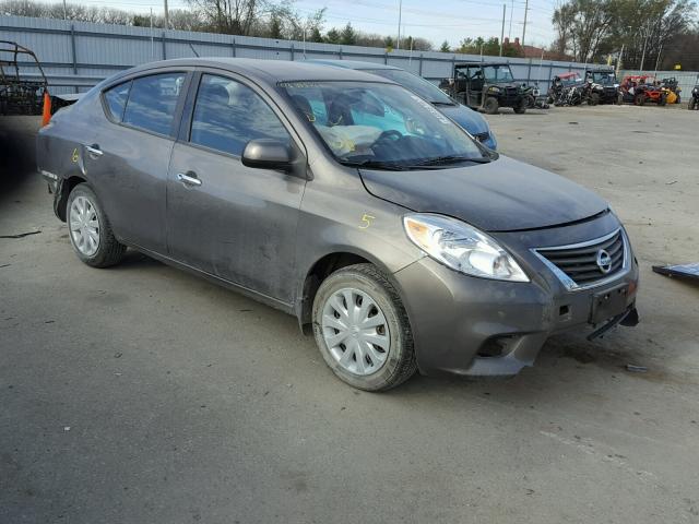 3N1CN7APXCL852725 - 2012 NISSAN VERSA S BROWN photo 1