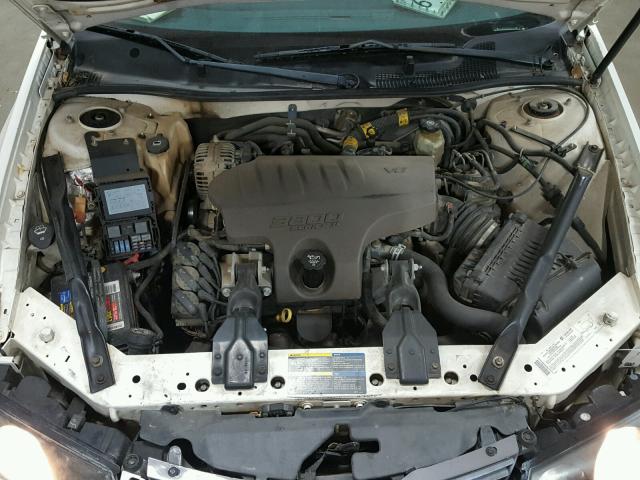 2G1WF55K359382322 - 2005 CHEVROLET IMPALA WHITE photo 7