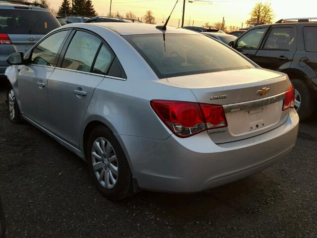 1G1PB5SH2B7268849 - 2011 CHEVROLET CRUZE LS SILVER photo 3