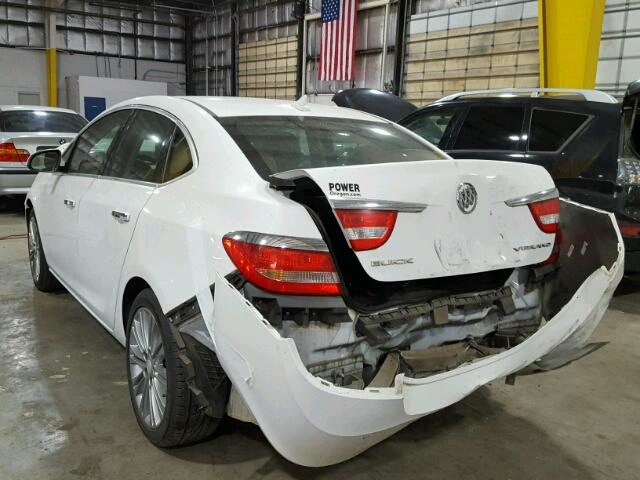 1G4PS5SK9C4151433 - 2012 BUICK VERANO WHITE photo 3