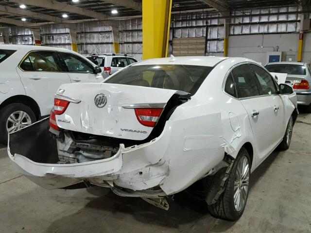 1G4PS5SK9C4151433 - 2012 BUICK VERANO WHITE photo 4