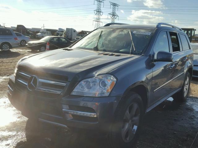 4JGBF7BE1CA785891 - 2012 MERCEDES-BENZ GL 450 4MA GRAY photo 2