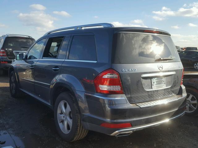 4JGBF7BE1CA785891 - 2012 MERCEDES-BENZ GL 450 4MA GRAY photo 3