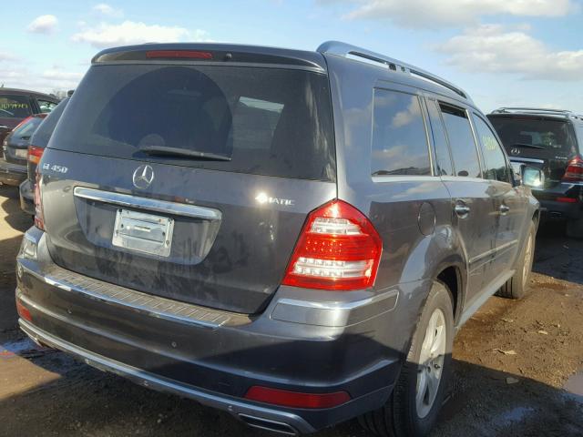 4JGBF7BE1CA785891 - 2012 MERCEDES-BENZ GL 450 4MA GRAY photo 4