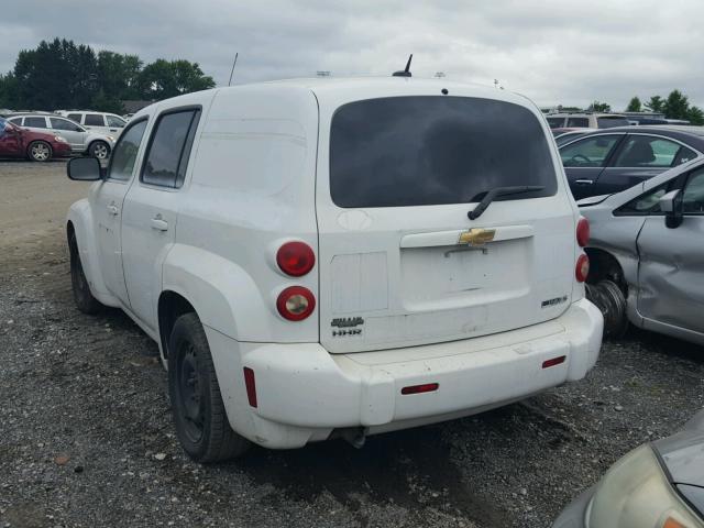 3GNCA13B39S621288 - 2009 CHEVROLET HHR LS WHITE photo 3