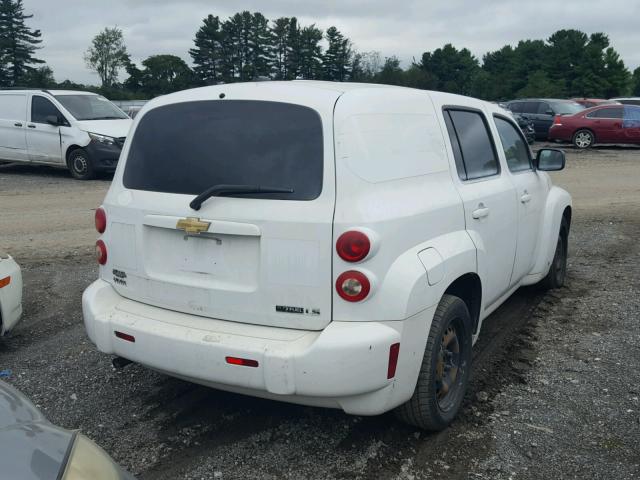 3GNCA13B39S621288 - 2009 CHEVROLET HHR LS WHITE photo 4