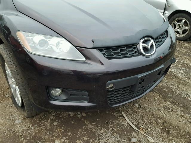 JM3ER293170165495 - 2007 MAZDA CX-7 BURGUNDY photo 9