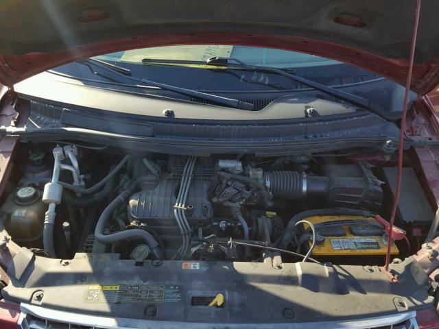 2FMDA58244BB05139 - 2004 FORD FREESTAR L RED photo 7