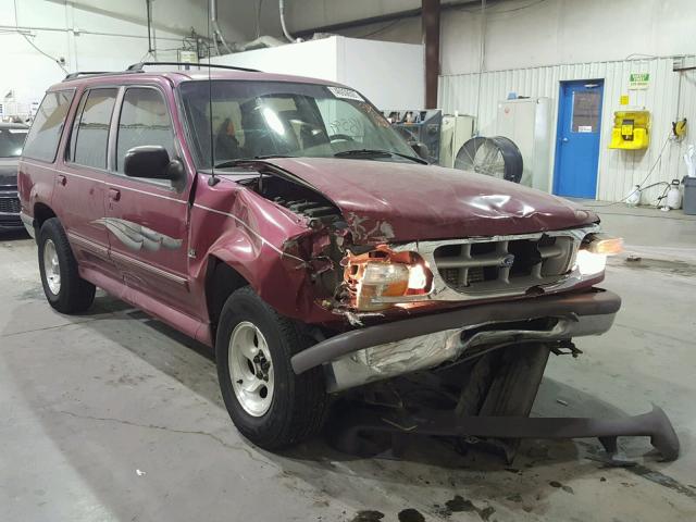 1FMDU35P7TZB00220 - 1996 FORD EXPLORER MAROON photo 1