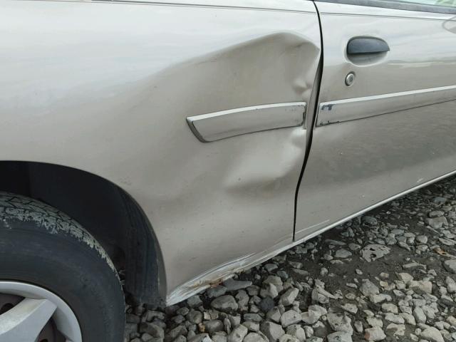 1G1JC12F547156785 - 2004 CHEVROLET CAVALIER TAN photo 9