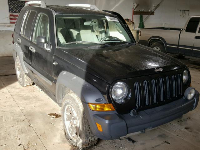 1J4GL38KX5W613660 - 2005 JEEP LIBERTY RE BLACK photo 1