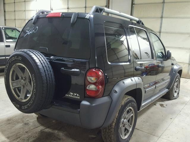 1J4GL38KX5W613660 - 2005 JEEP LIBERTY RE BLACK photo 4