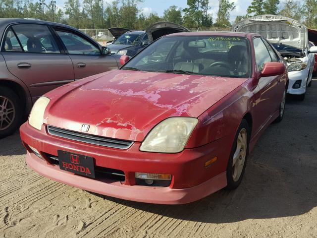 JHMBB6143VC002577 - 1997 HONDA PRELUDE RED photo 2