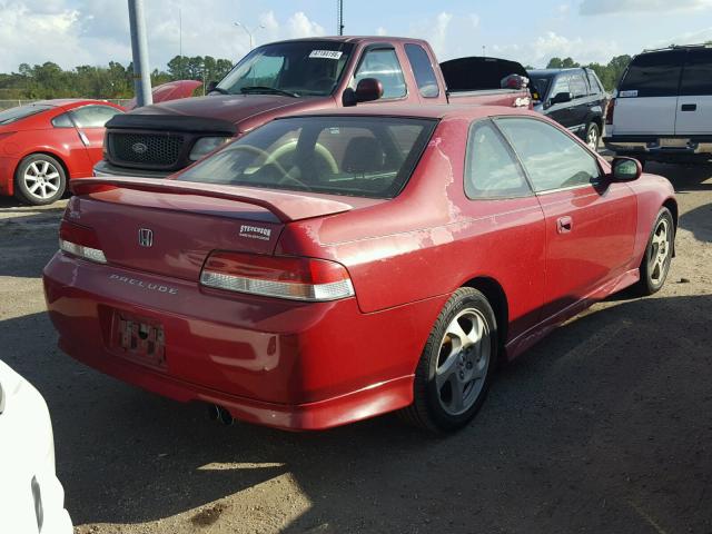 JHMBB6143VC002577 - 1997 HONDA PRELUDE RED photo 4