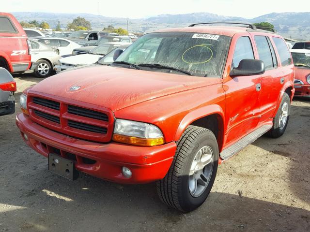 1B8HS78Z32F114837 - 2002 DODGE DURANGO R/ RED photo 2