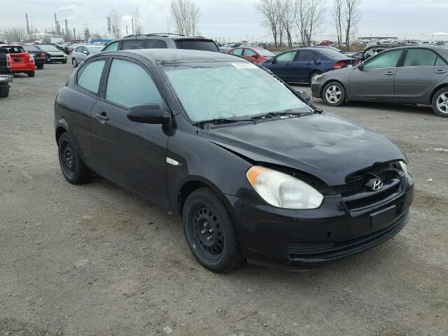 KMHCN35C28U056573 - 2008 HYUNDAI ACCENT BAS BLACK photo 1