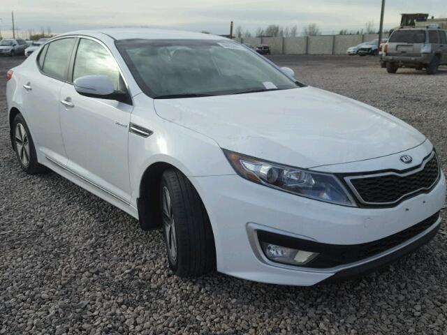 KNAGM4AD7D5053618 - 2013 KIA OPTIMA HYB WHITE photo 1