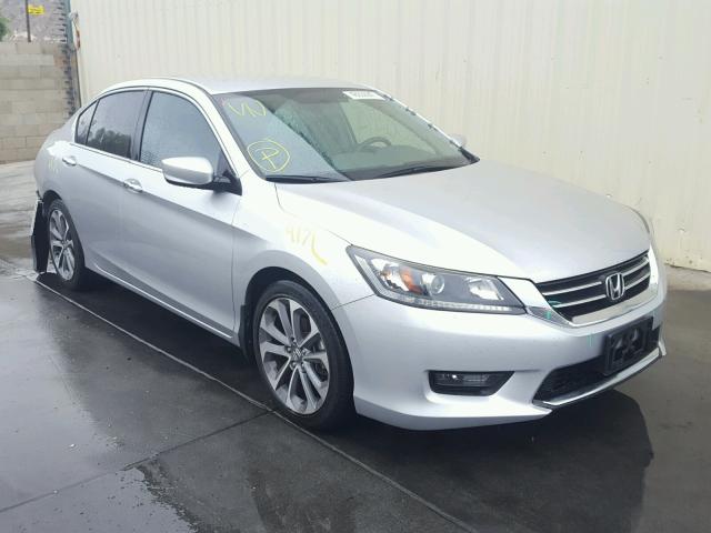 1HGCR2F50FA140023 - 2015 HONDA ACCORD SPO SILVER photo 1