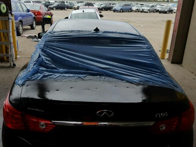 JN1BV7AP7EM670534 - 2014 INFINITI Q50 BASE BLACK photo 9
