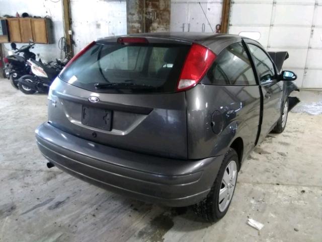 1FAFP31N87W344500 - 2007 FORD FOCUS ZX3 GRAY photo 4