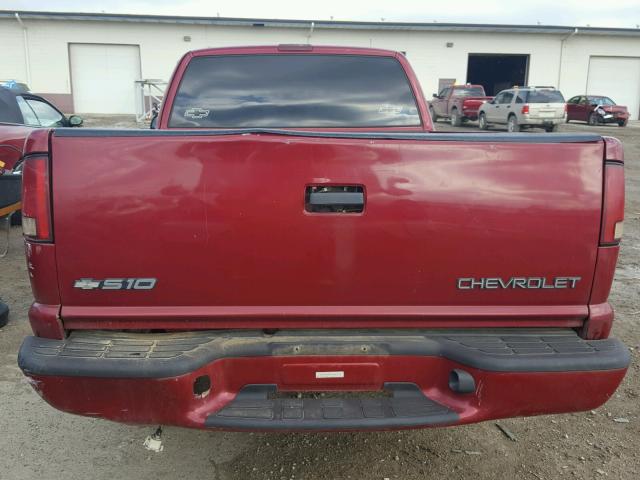 1GCCS19W2Y8295166 - 2000 CHEVROLET S TRUCK S1 RED photo 6