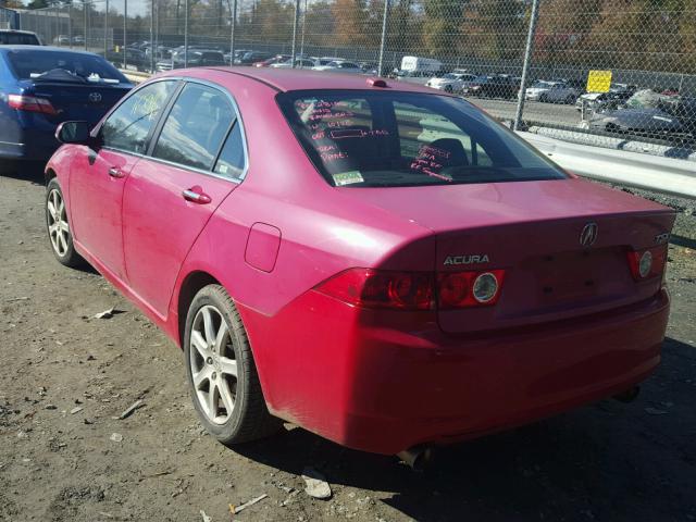 JH4CL96945C032758 - 2005 ACURA TSX RED photo 3