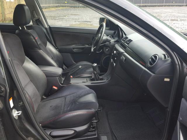 JM1BK34LX81162040 - 2008 MAZDA SPEED 3 BLACK photo 5