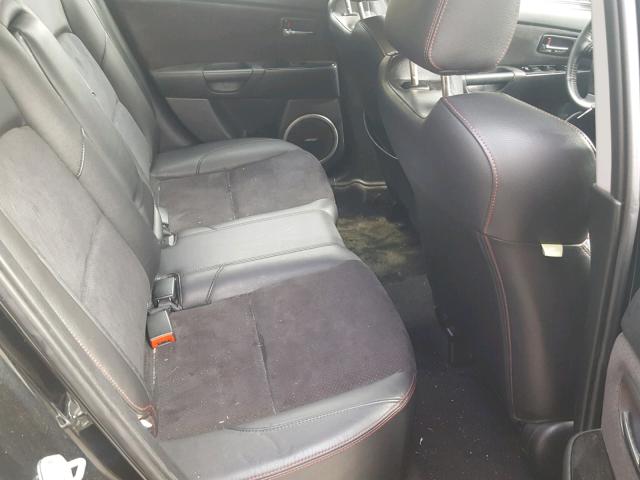 JM1BK34LX81162040 - 2008 MAZDA SPEED 3 BLACK photo 6