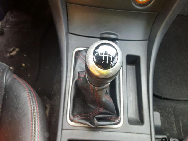 JM1BK34LX81162040 - 2008 MAZDA SPEED 3 BLACK photo 9